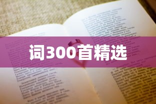 词300首精选  第1张