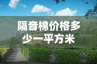 隔音棉价格多少一平方米  第1张