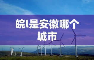 皖l是安徽哪个城市  第1张