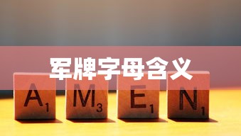 军牌字母含义  第1张