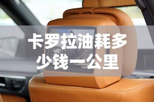 卡罗拉油耗多少钱一公里  第1张