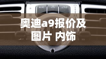 奥迪a9报价及图片 内饰  第1张