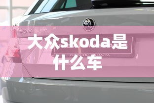 大众skoda是什么车  第1张