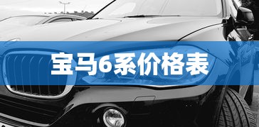 宝马6系价格表  第1张