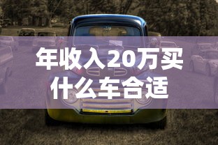 年收入20万买什么车合适  第1张
