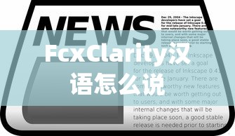 FcxClarity汉语怎么说  第1张