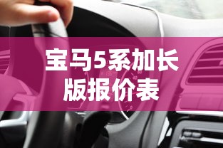 宝马5系加长版报价表  第1张