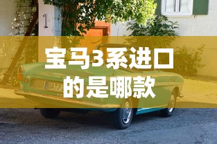 宝马3系进口的是哪款  第1张
