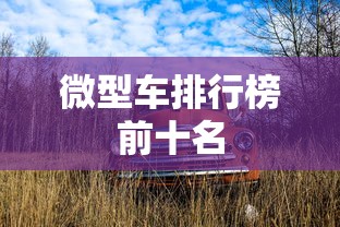 微型车排行榜前十名  第1张