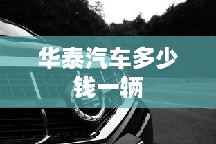 华泰汽车多少钱一辆  第1张