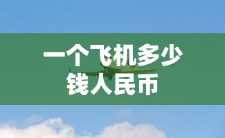 一个飞机多少钱人民币  第1张