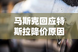 马斯克回应特斯拉降价原因  第1张