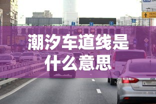 潮汐车道线是什么意思  第1张