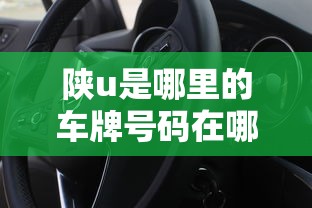 陕u是哪里的车牌号码在哪个区  第1张