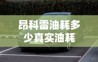 昂科雷油耗多少真实油耗  第1张