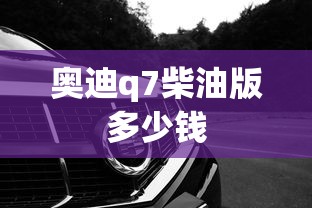 奥迪q7柴油版多少钱  第1张