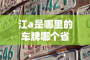 江a是哪里的车牌哪个省  第1张