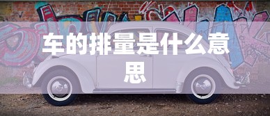 车的排量是什么意思  第1张