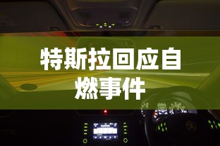 特斯拉回应自燃事件  第1张