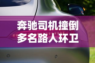 奔驰司机撞倒多名路人环卫工人视频  第1张