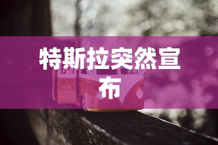 特斯拉突然宣布  第1张