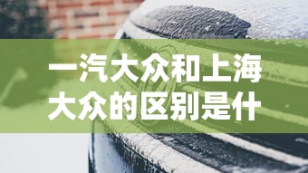 一汽大众和上海大众的区别是什么  第1张