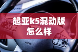 起亚k5混动版怎么样  第1张