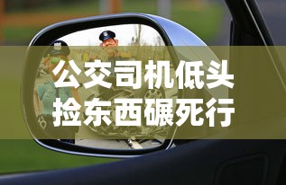 公交司机低头捡东西碾死行人视频  第1张