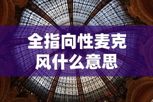 全指向性麦克风什么意思  第1张