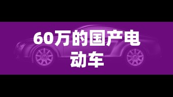 60万的国产电动车  第1张