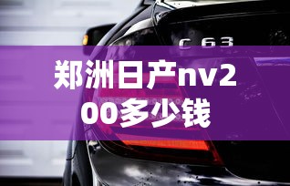 郑洲日产nv200多少钱  第1张