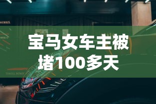宝马女车主被堵100多天  第1张