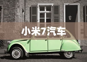 小米7汽车  第1张