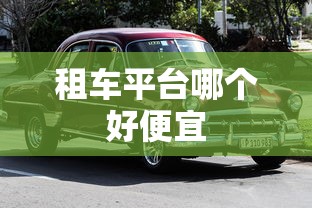 租车平台哪个好便宜  第1张