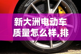新大洲电动车质量怎么样,排名第几  第1张