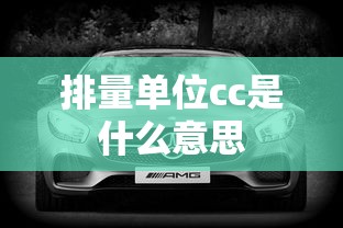 排量单位cc是什么意思  第1张