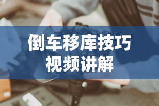倒车移库技巧视频讲解  第1张