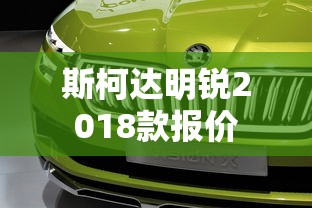 斯柯达明锐2018款报价  第1张