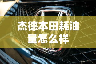 杰德本田耗油量怎么样  第1张