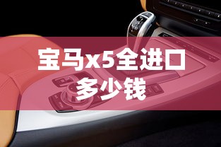 宝马x5全进口多少钱  第1张