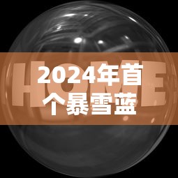 2024年首个暴雪蓝色预警是什么  第1张