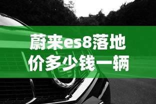 蔚来es8落地价多少钱一辆  第1张