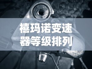 禧玛诺变速器等级排列  第1张