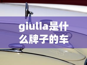 giulia是什么牌子的车  第1张