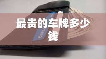 最贵的车牌多少钱  第1张