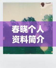 春晓个人资料简介  第1张