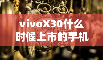 vivoX30什么时候上市的手机  第1张