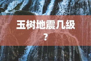 玉树地震几级?  第1张