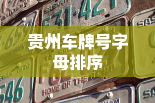 贵州车牌号字母排序  第1张