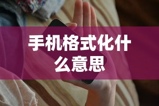 手机格式化什么意思  第1张